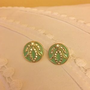 Francesca’s Collections studs (seafoam green/mint)